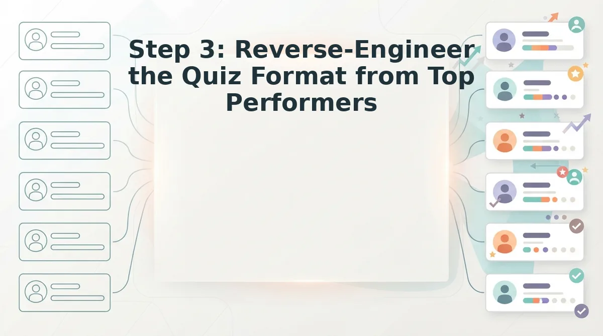 Step 3: Reverse-Engineer the Quiz Format from Top Performers