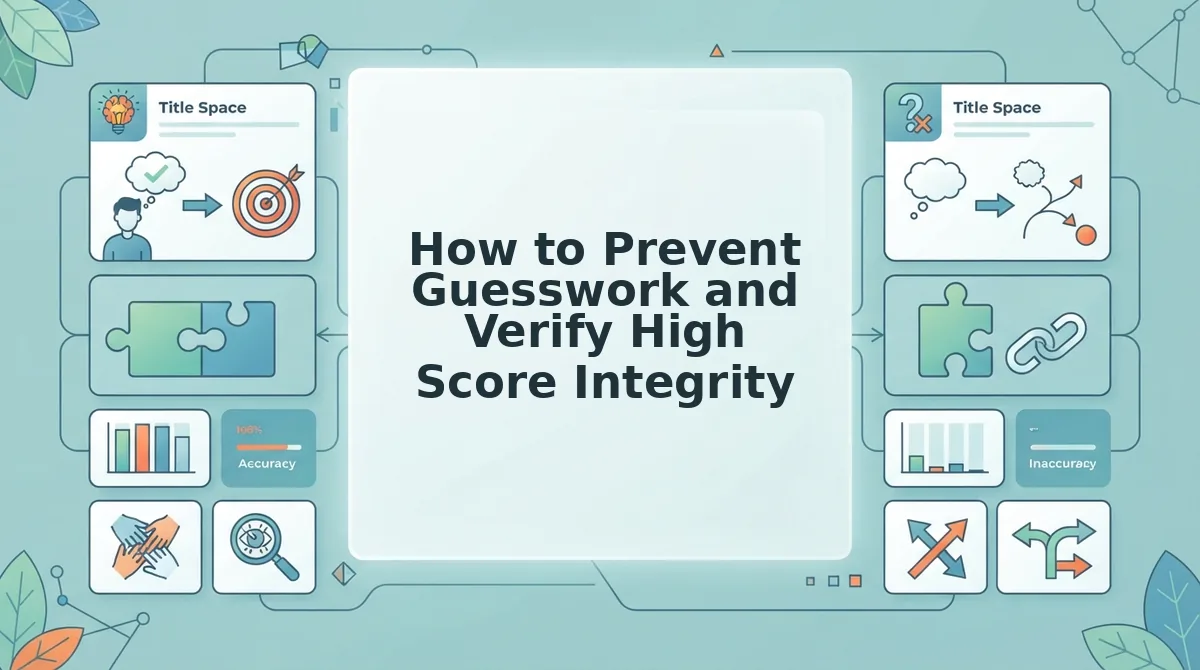 How to Prevent Guesswork and Verify High Score Integrity