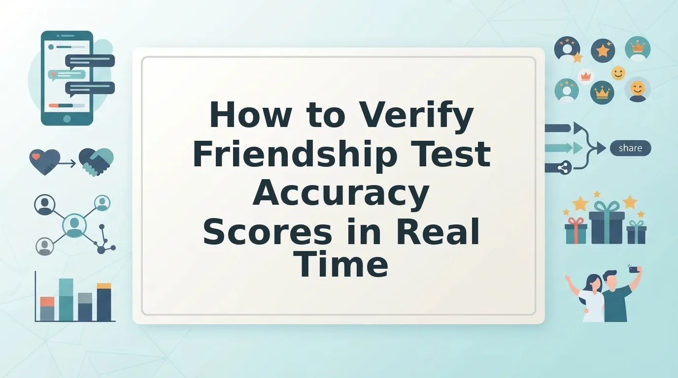 How to Verify Friendship Test Accuracy Scores in Real Time