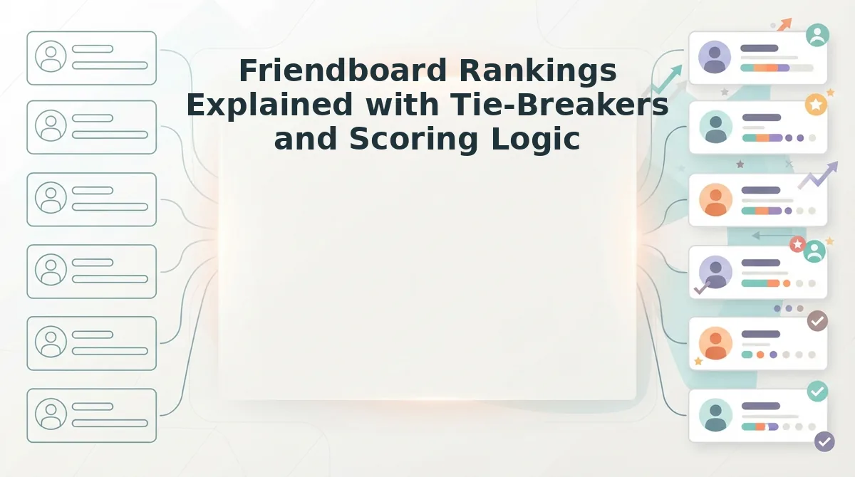 Friendboard Rankings Explained with Tie-Breakers and Scoring Logic