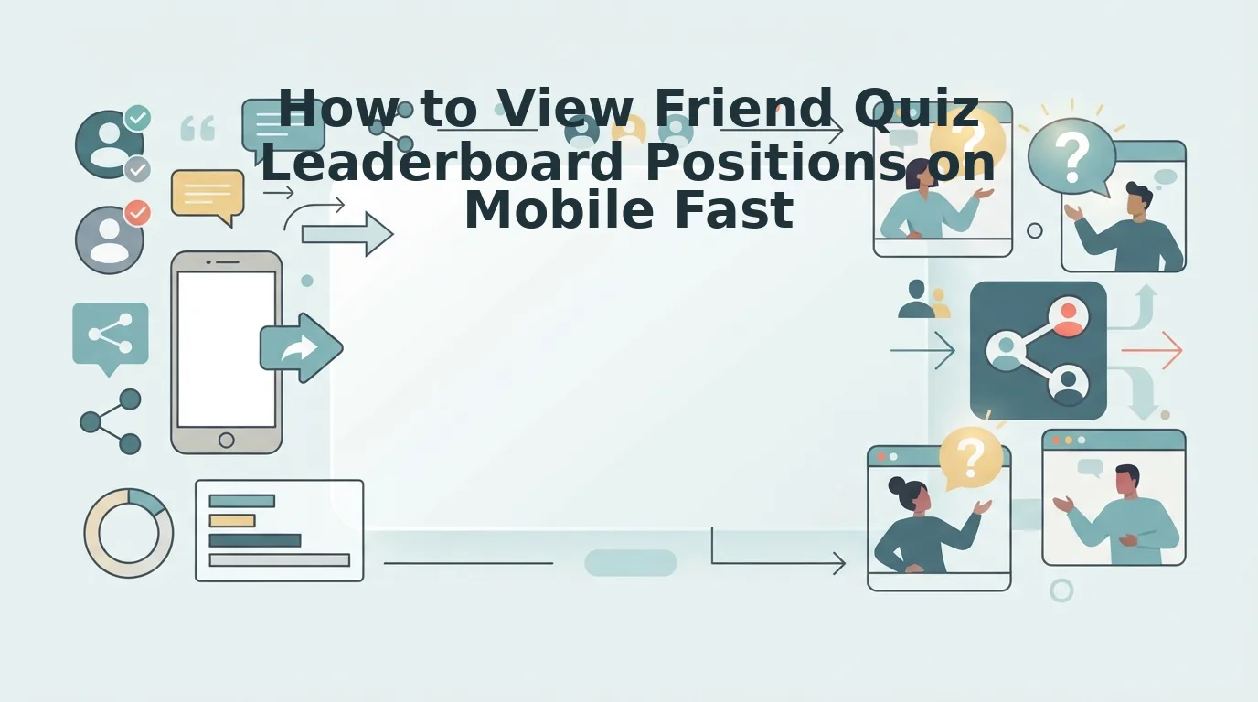 How to View Friend Quiz Leaderboard Positions on Mobile