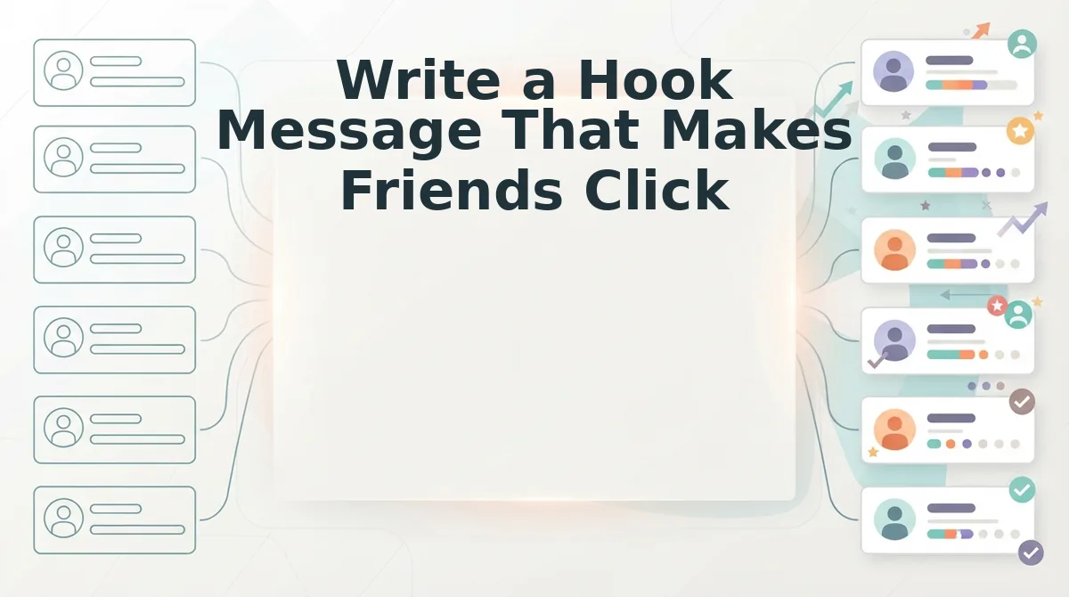 Write a Hook Message That Makes Friends Click
