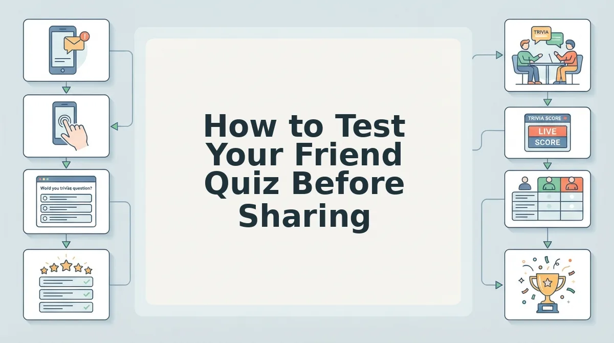 How to Test Your Friend Quiz Before Sharing