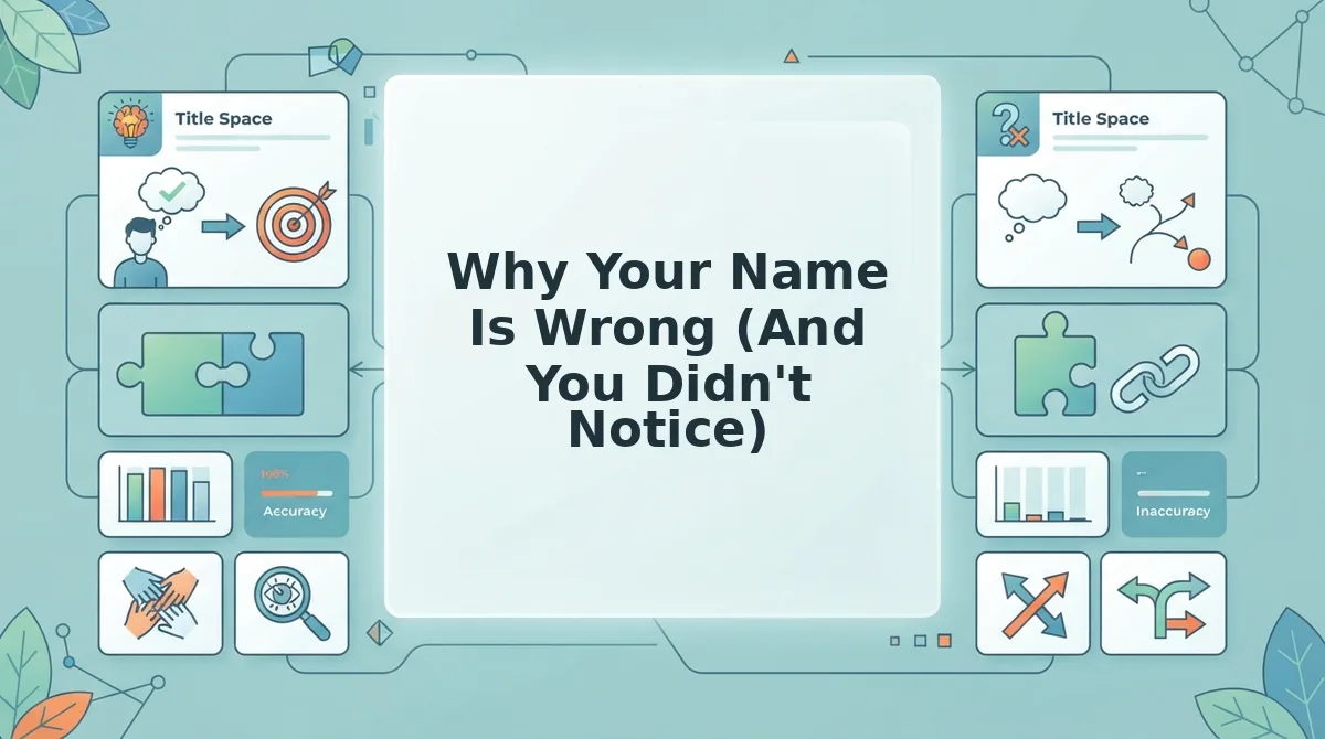 Why Your Name Is Wrong (And You Didn't Notice)
