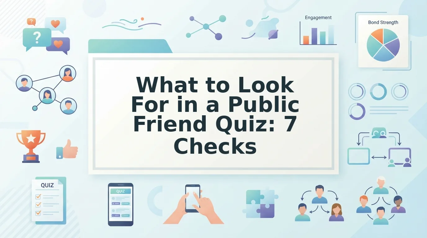 What to Look for in a Good Public Friend Quiz