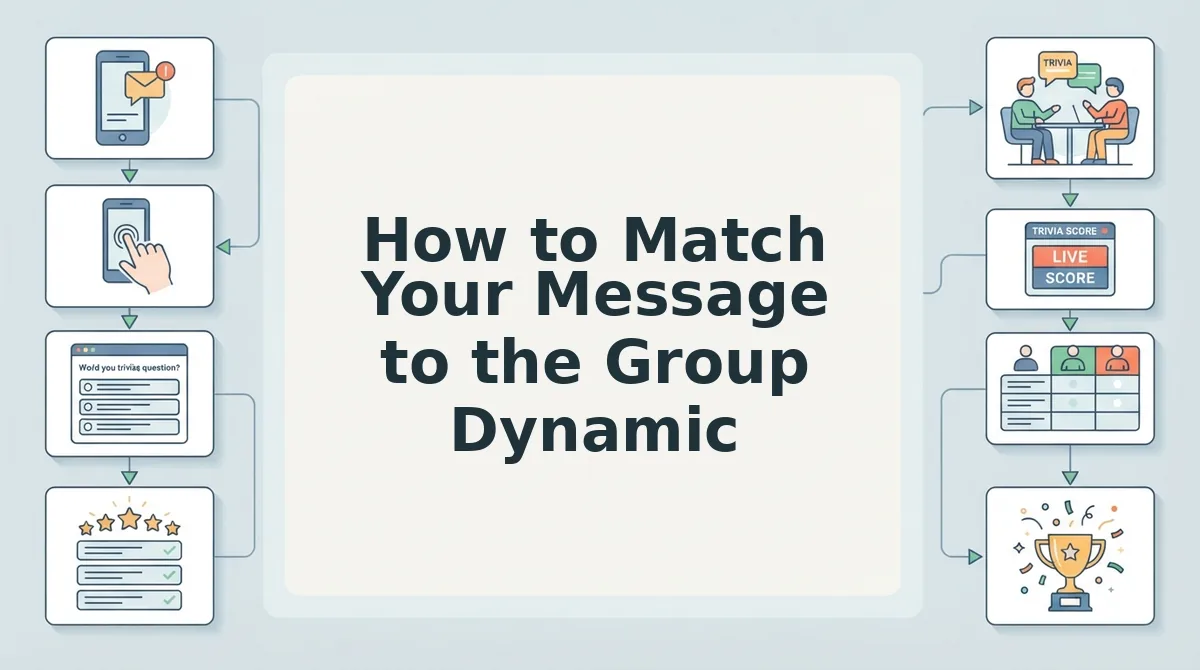 How to Match Your Message to the Group Dynamic