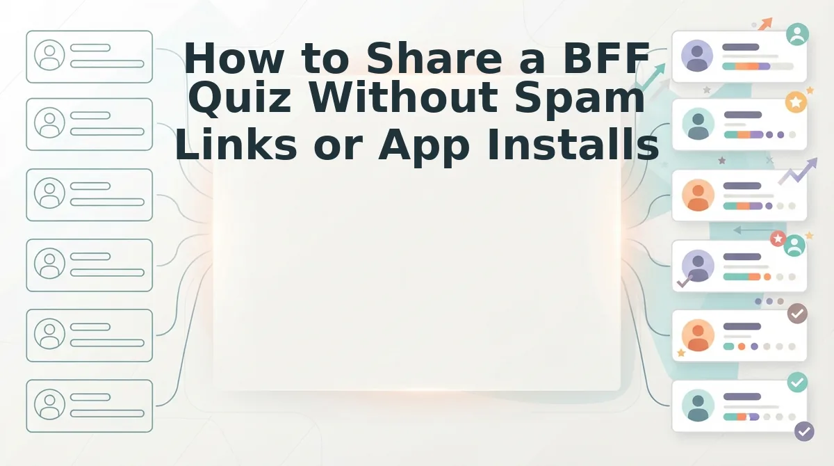 How to Share a BFF Quiz Without Spam Links or App Installs