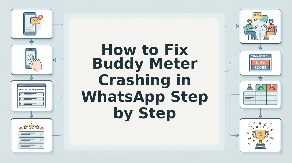 How to Fix Buddy Meter Crashing in WhatsApp Step by Step