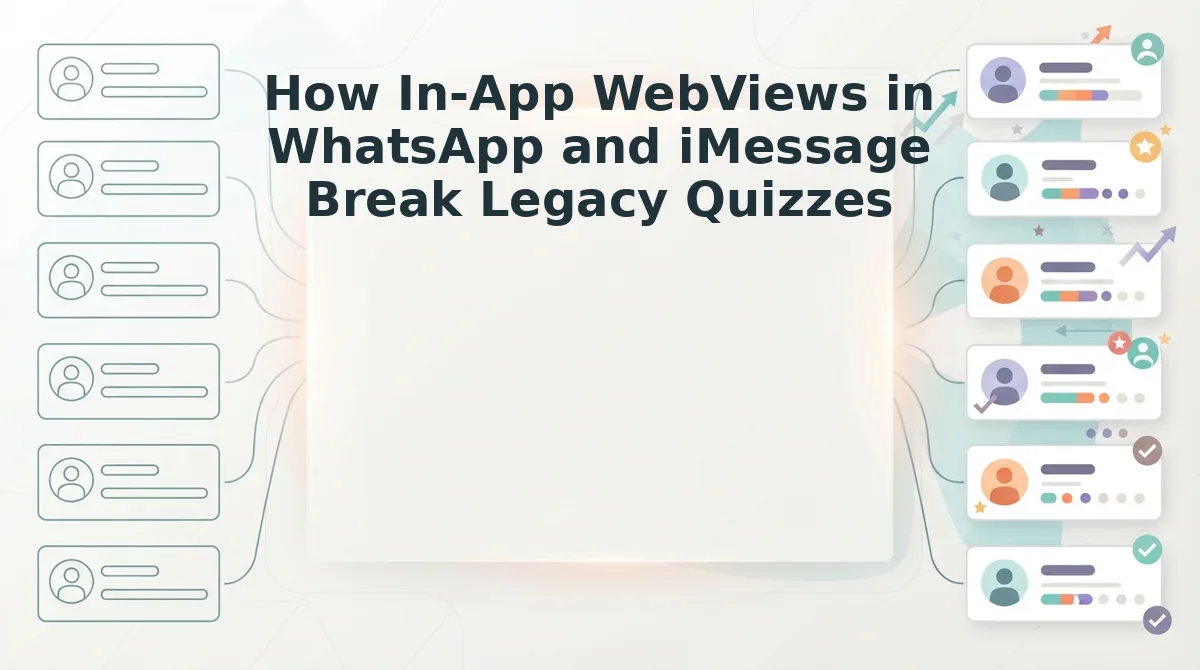 How In-App WebViews in WhatsApp and iMessage Break Legacy Quizzes