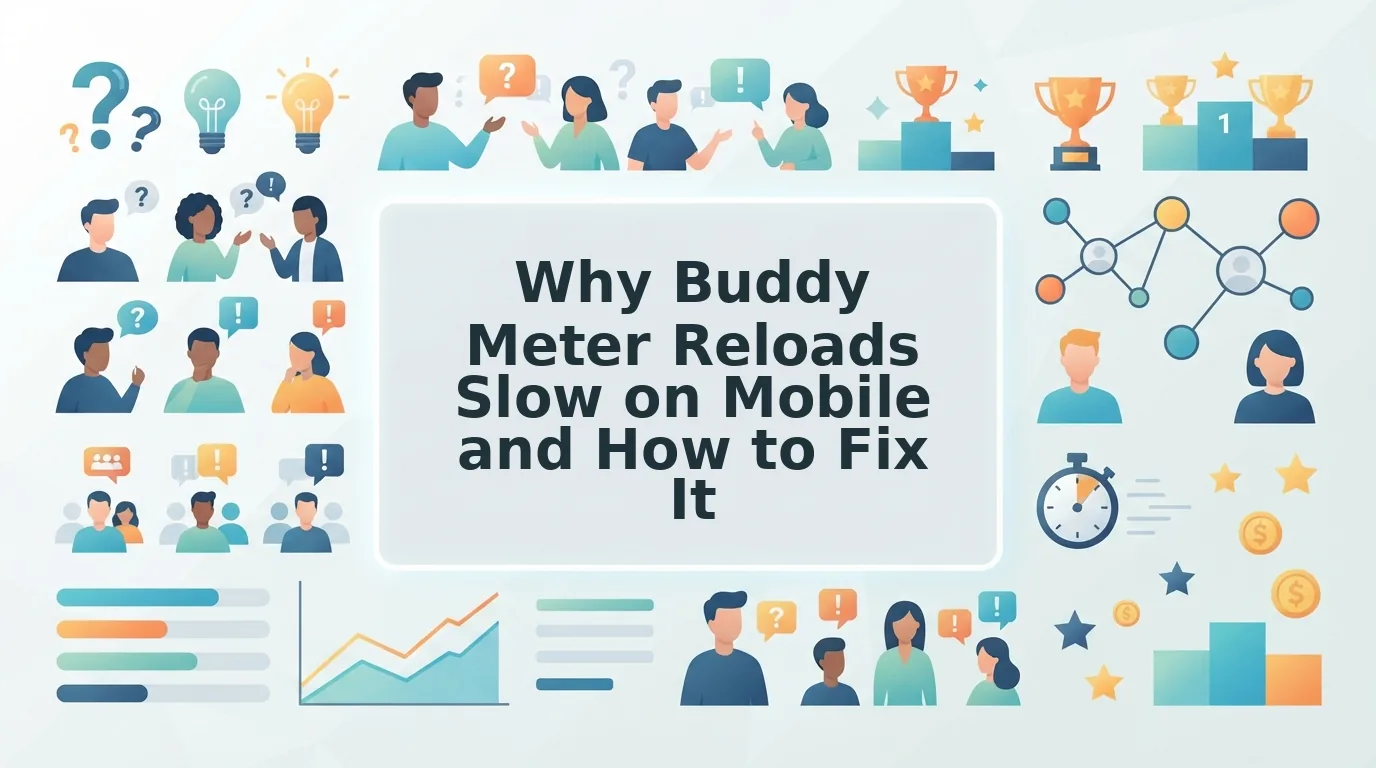 Why Buddy Meter reloads slow on mobile and how to fix drop-off