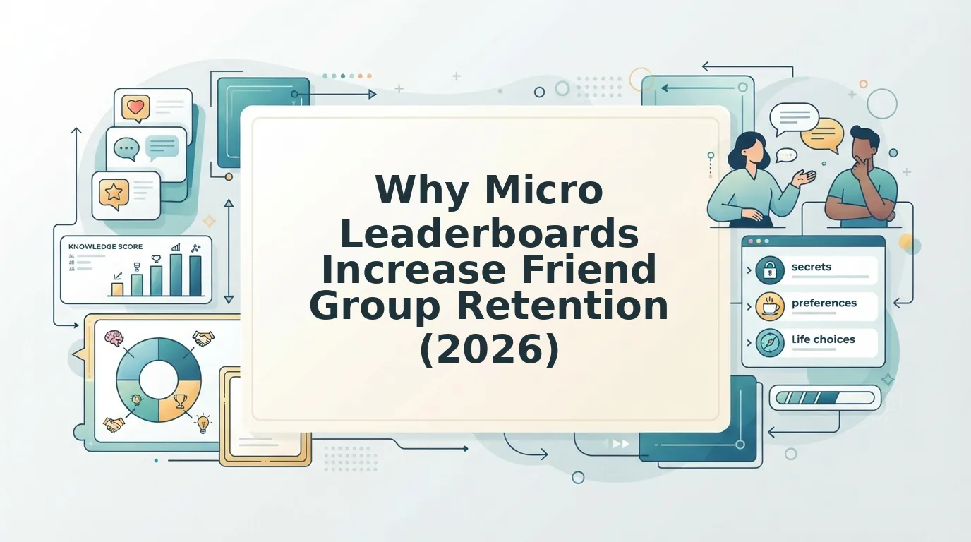 Why micro leaderboards increase friend group retention rates